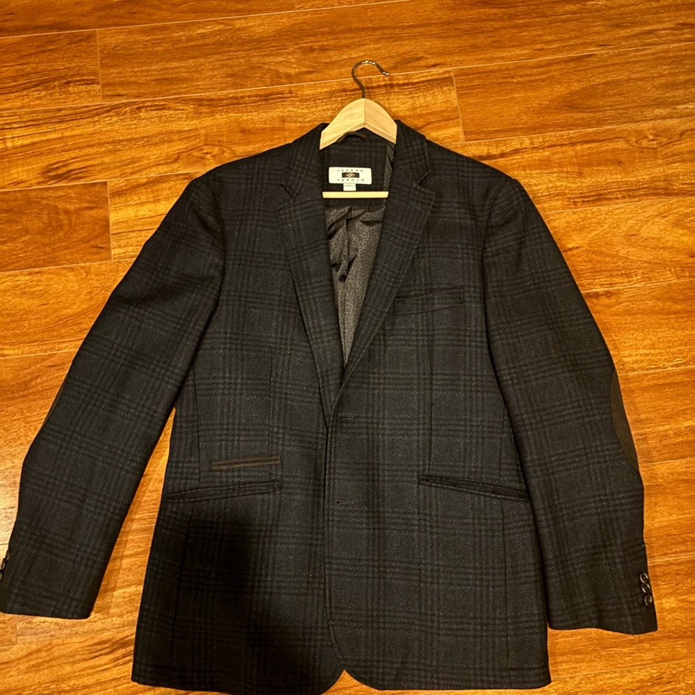 Joseph Abboud Charcoal Plaid Blazer